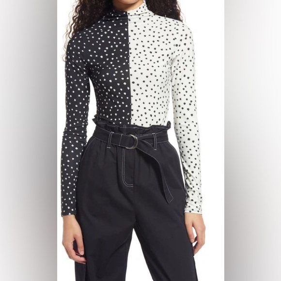 Cristina Martinez Nordstrom Thong Mock
Neck Bodysuit Size S - Picture 1 of 8